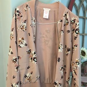 Xhileration Floral Jacket